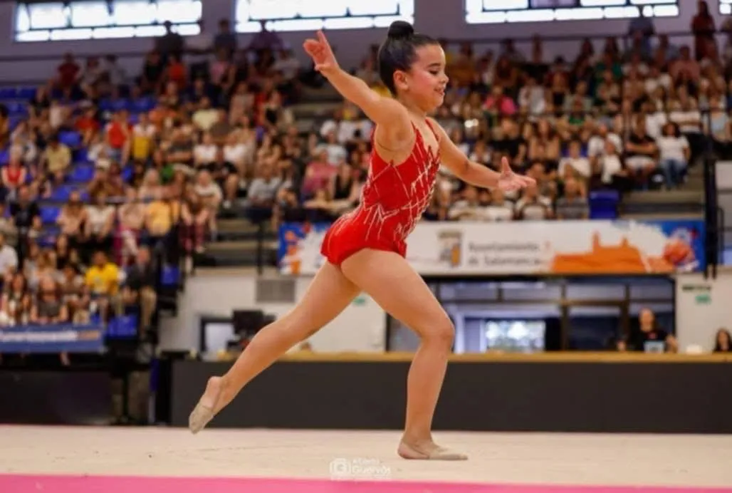 Foto 4 - Una campeona de Cantalpino: Candela Yenes, al Campeonato de Espa&ntilde;a de Gimnasia R&iacute;tmica