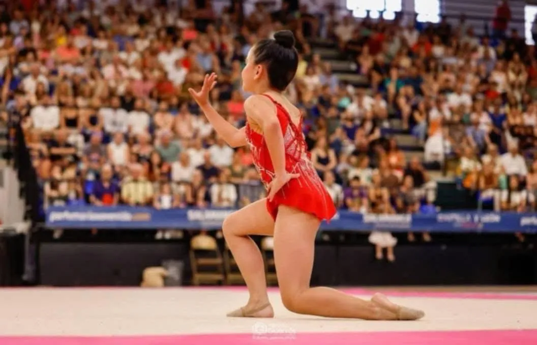 Foto 3 - Una campeona de Cantalpino: Candela Yenes, al Campeonato de Espa&ntilde;a de Gimnasia R&iacute;tmica