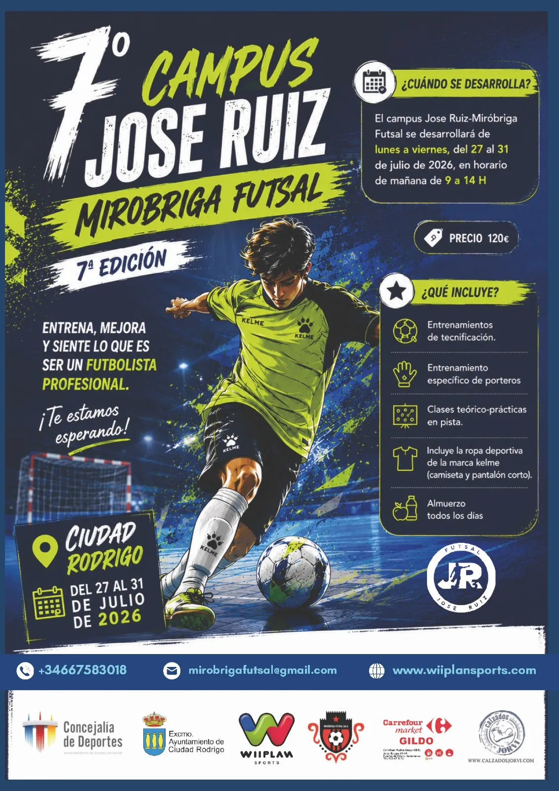 Foto 2 - Abiertas las inscripciones para el 7&ordm; Campus Jose Ruiz Mirobriga Futsal