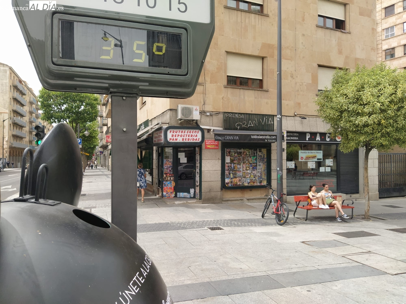 El día que Salamanca batió su récord de temperaturas más altas