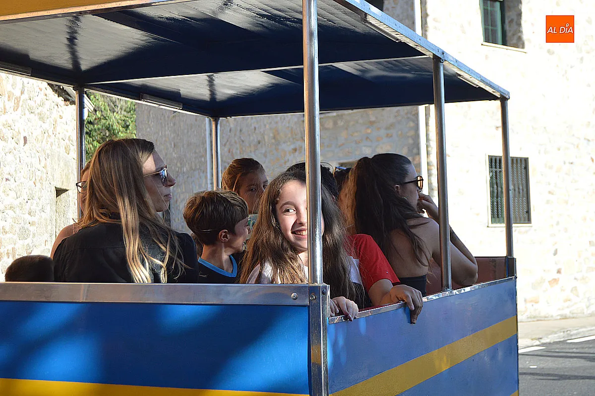 Alzado de la viga en las fiestas de Payo 2026