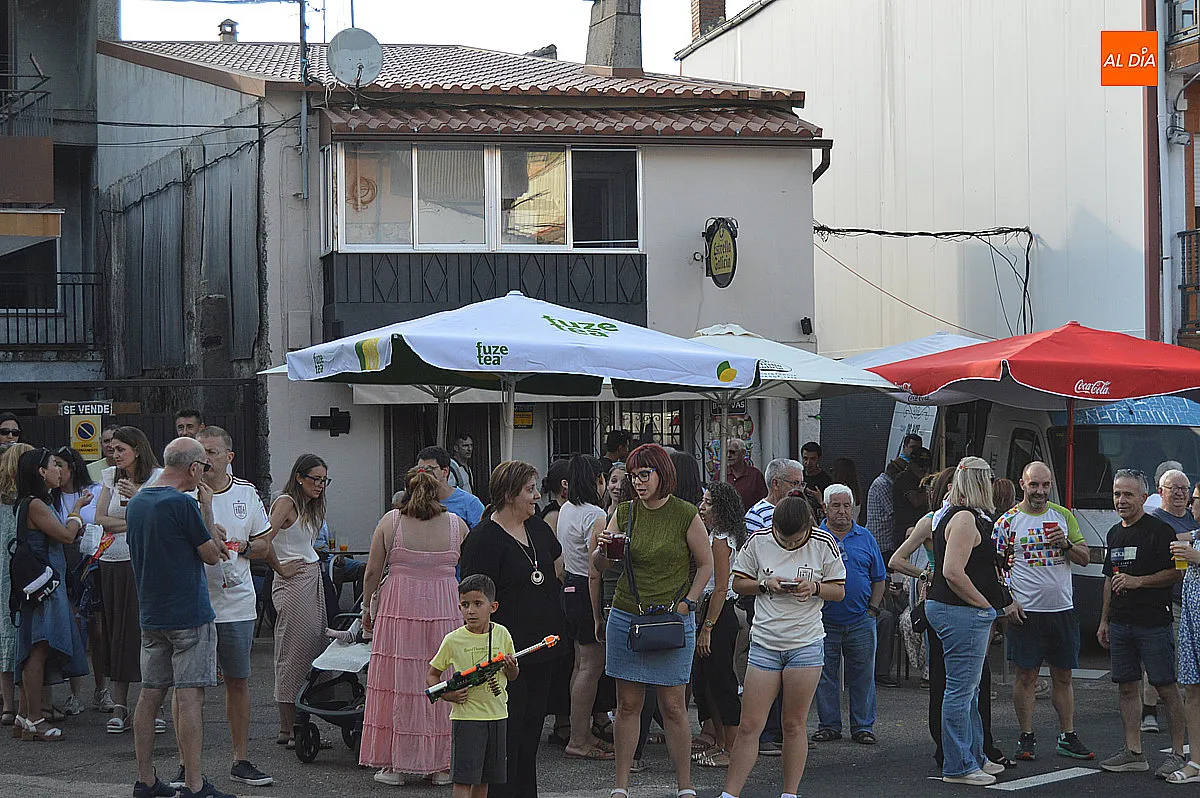 Alzado de la viga en las fiestas de Payo 2026
