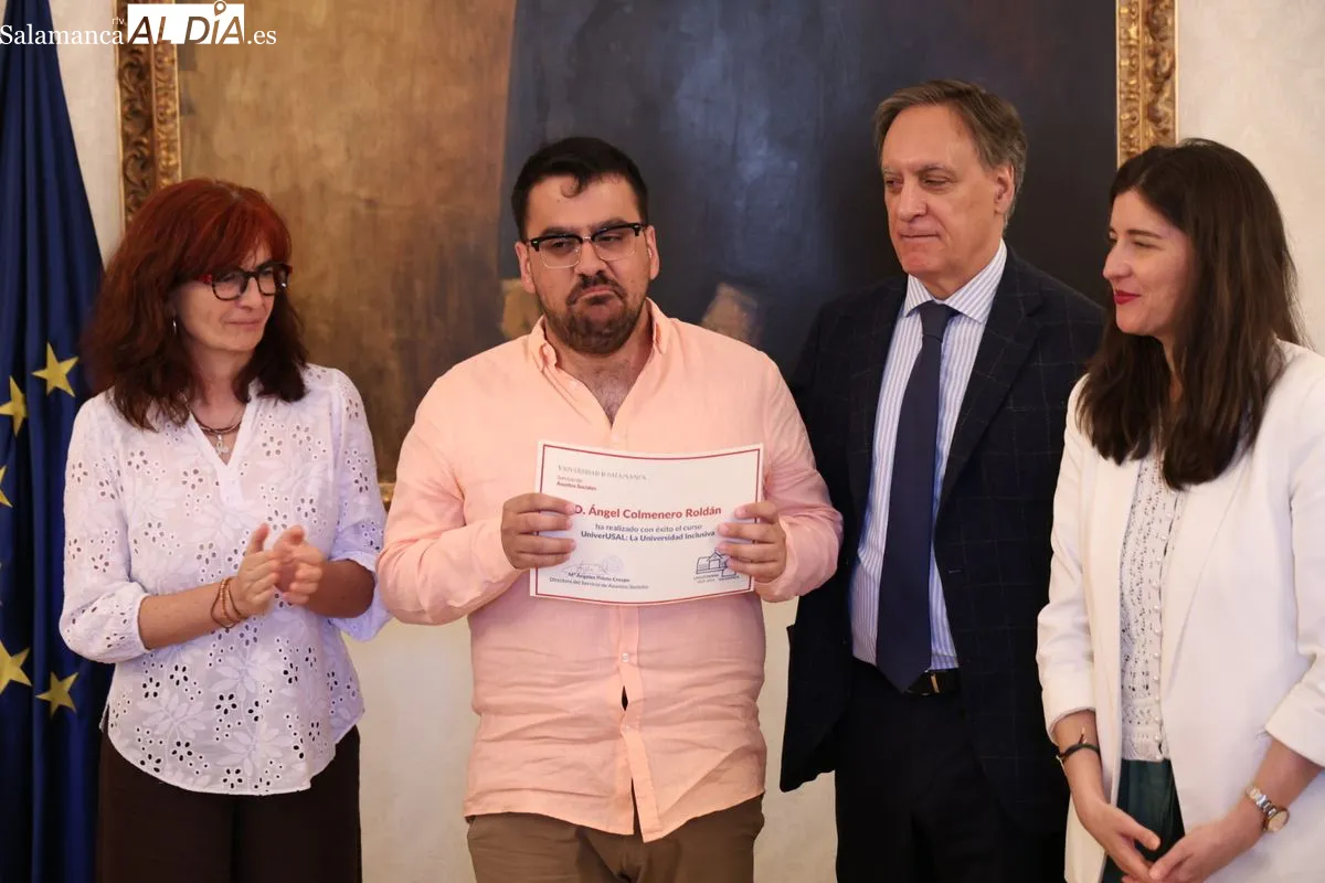 Día de emociones en el Ayuntamiento con la clausura de 'Univerusal: la universidad inclusiva'. Foto de David Sañudo