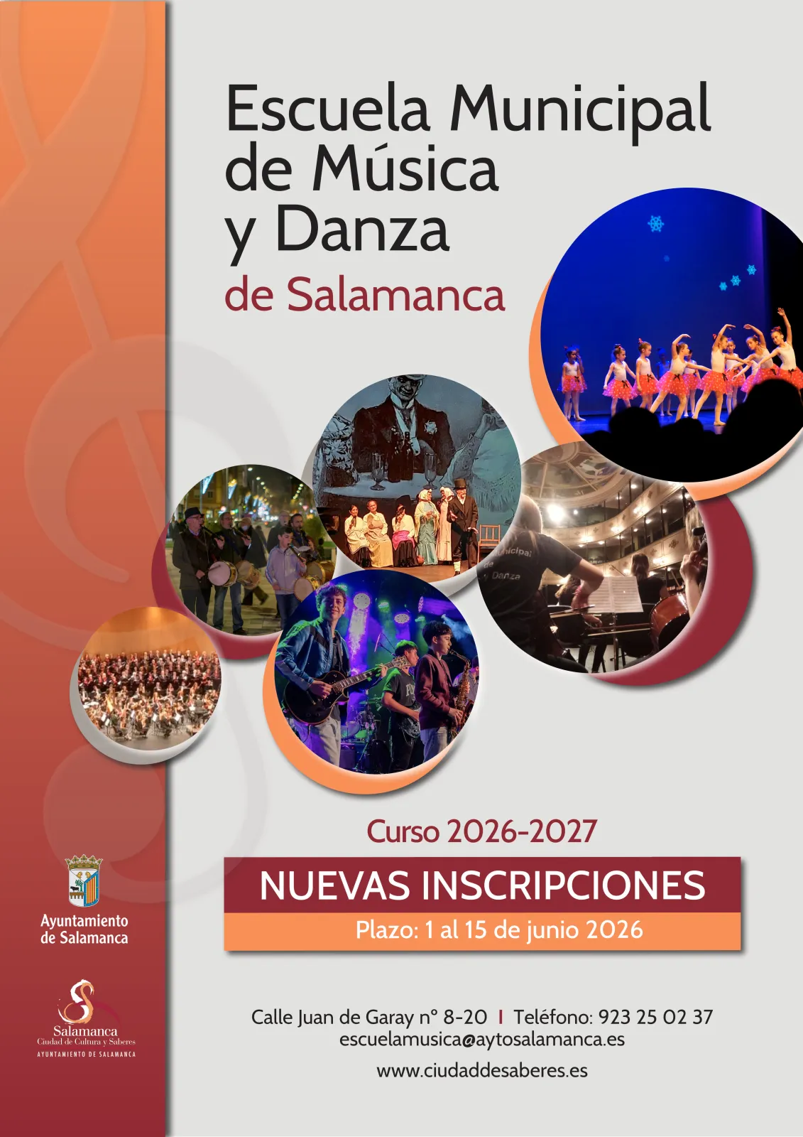 Foto 2 - Abierto el plazo de matr&iacute;cula en la Escuela Municipal de M&uacute;sica y Danza de Salamanca