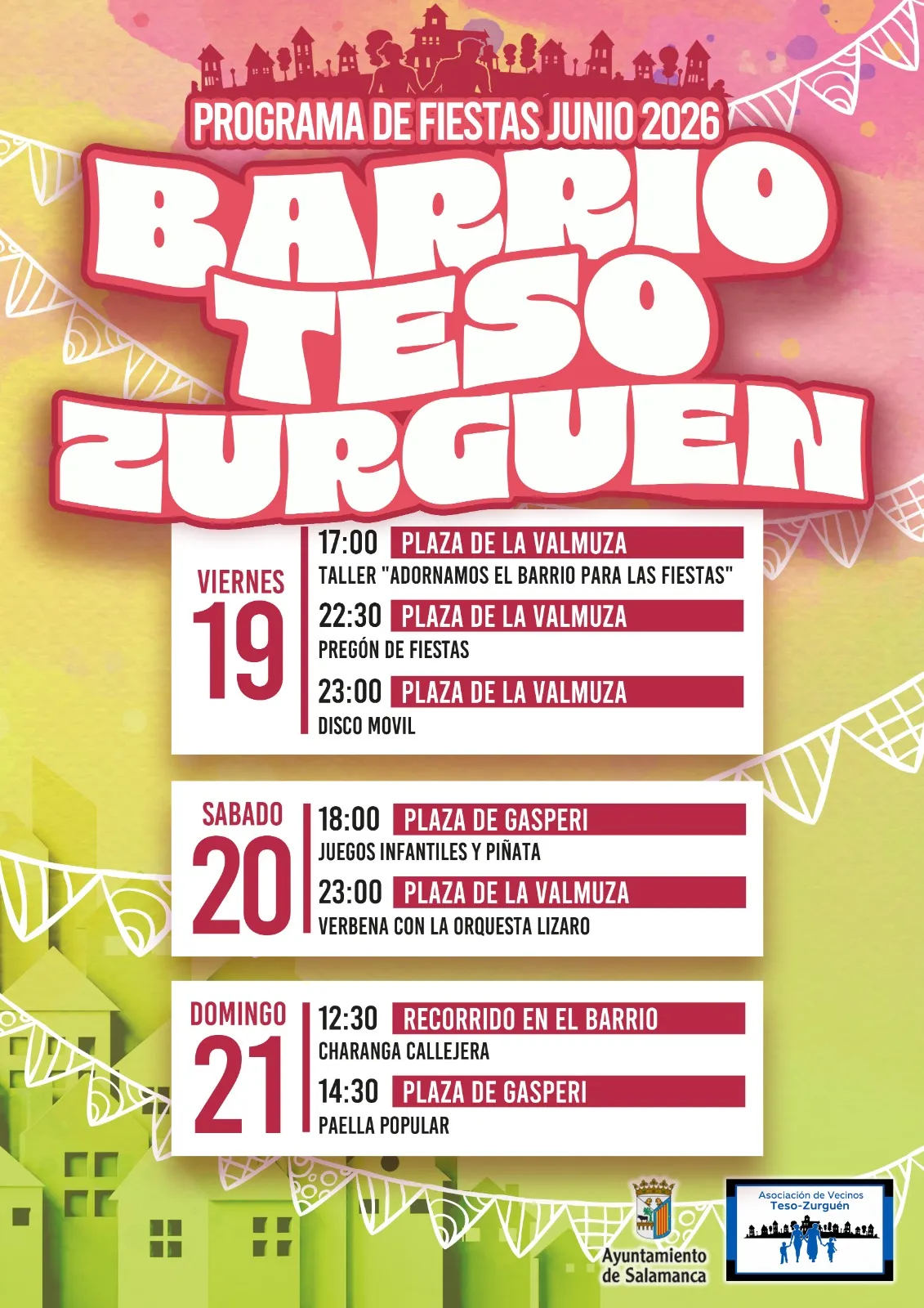 Foto 3 - Teso-Zurgu&eacute;n celebra sus fiestas con orquestas, paella popular y la hoguera de San Juan