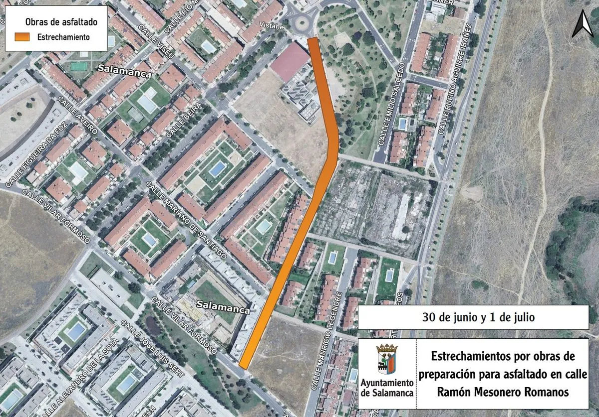 Foto 4 - Las obras de asfaltado alterar&aacute;n la circulaci&oacute;n en tres barrios de Salamanca desde este lunes