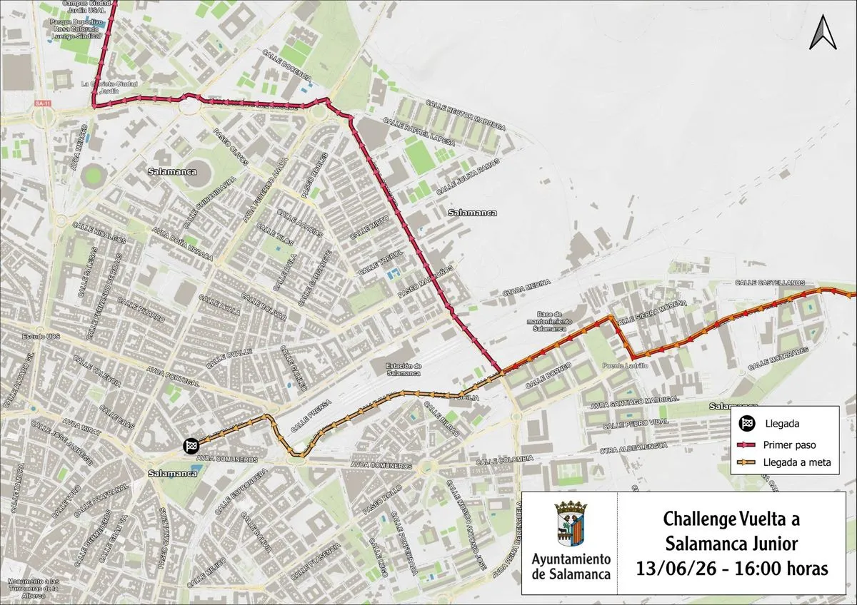 Cortes de tráfico en Salamanca este sábado por la Challenge Ciclista
