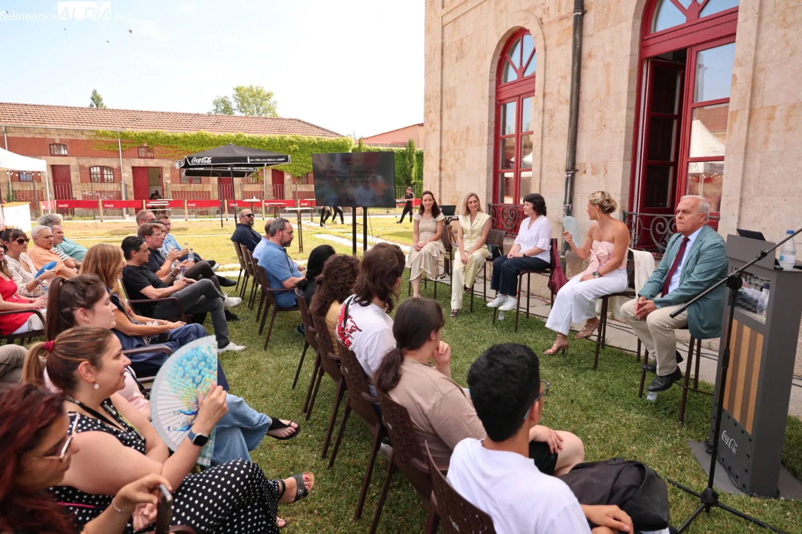 Presentación de los resultados de 'Hotelería por el clima' en Salamanca. Fotos: David Sañudo