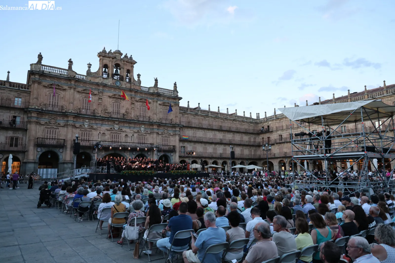 Concierto extraordinario de la Banda Municipal de Música de Salamanca con motivo del V Centenario de la Escuela de Salamanca. Fotos: David Sañudo