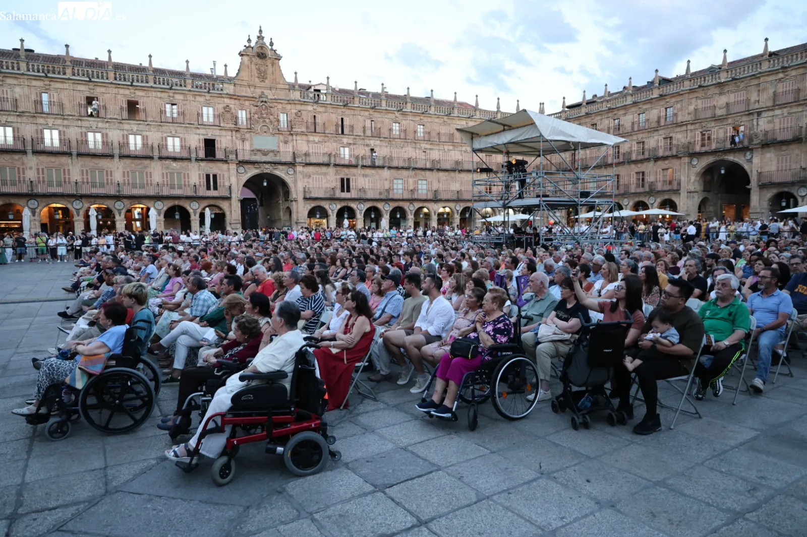 Concierto extraordinario de la Banda Municipal de Música de Salamanca con motivo del V Centenario de la Escuela de Salamanca. Fotos: David Sañudo