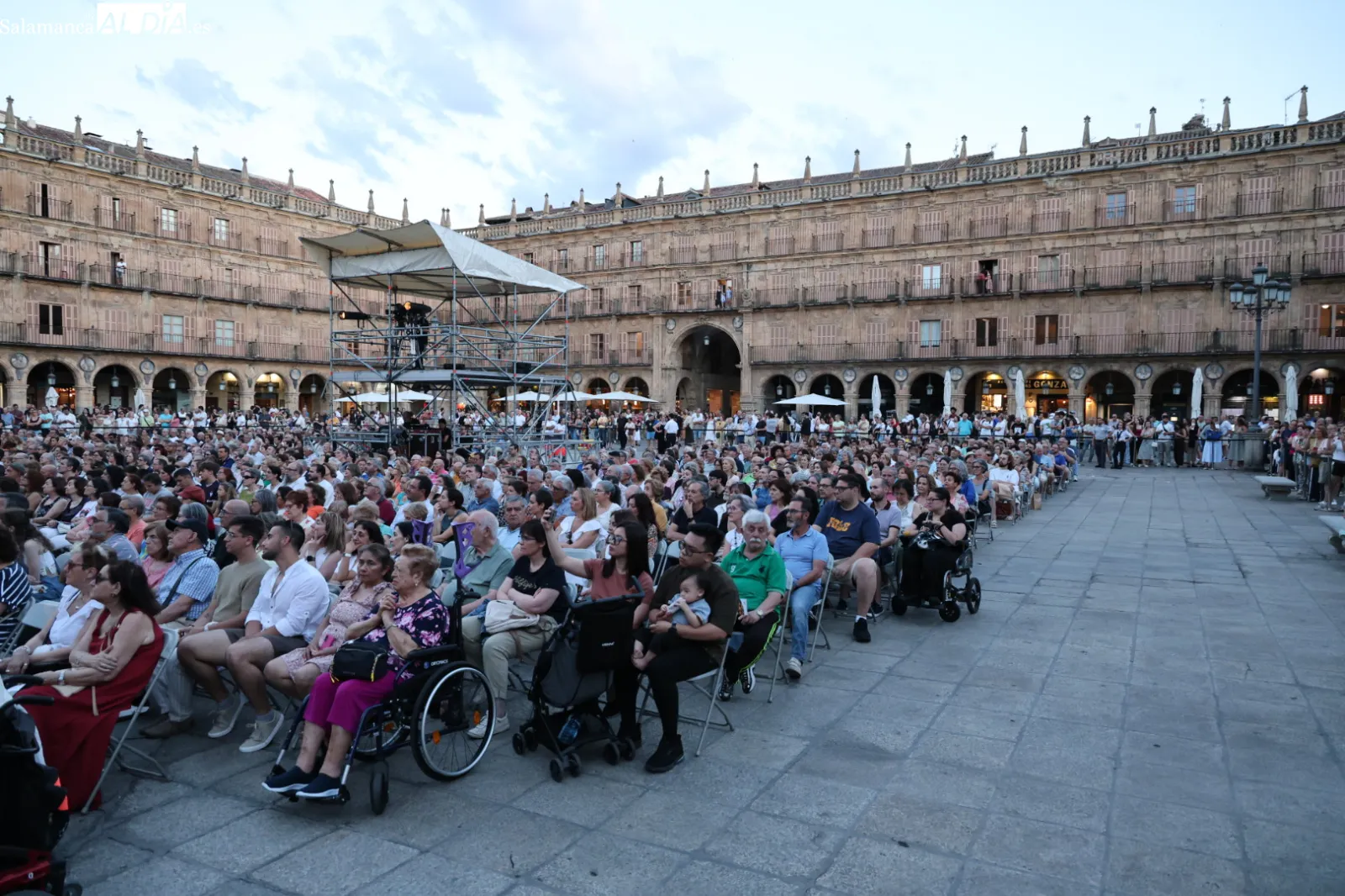 Concierto extraordinario de la Banda Municipal de Música de Salamanca con motivo del V Centenario de la Escuela de Salamanca. Fotos: David Sañudo