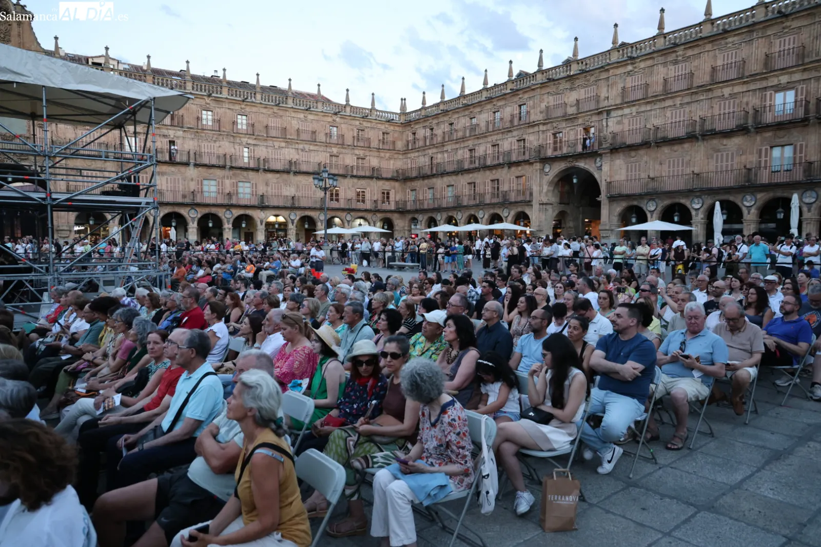 Concierto extraordinario de la Banda Municipal de Música de Salamanca con motivo del V Centenario de la Escuela de Salamanca. Fotos: David Sañudo