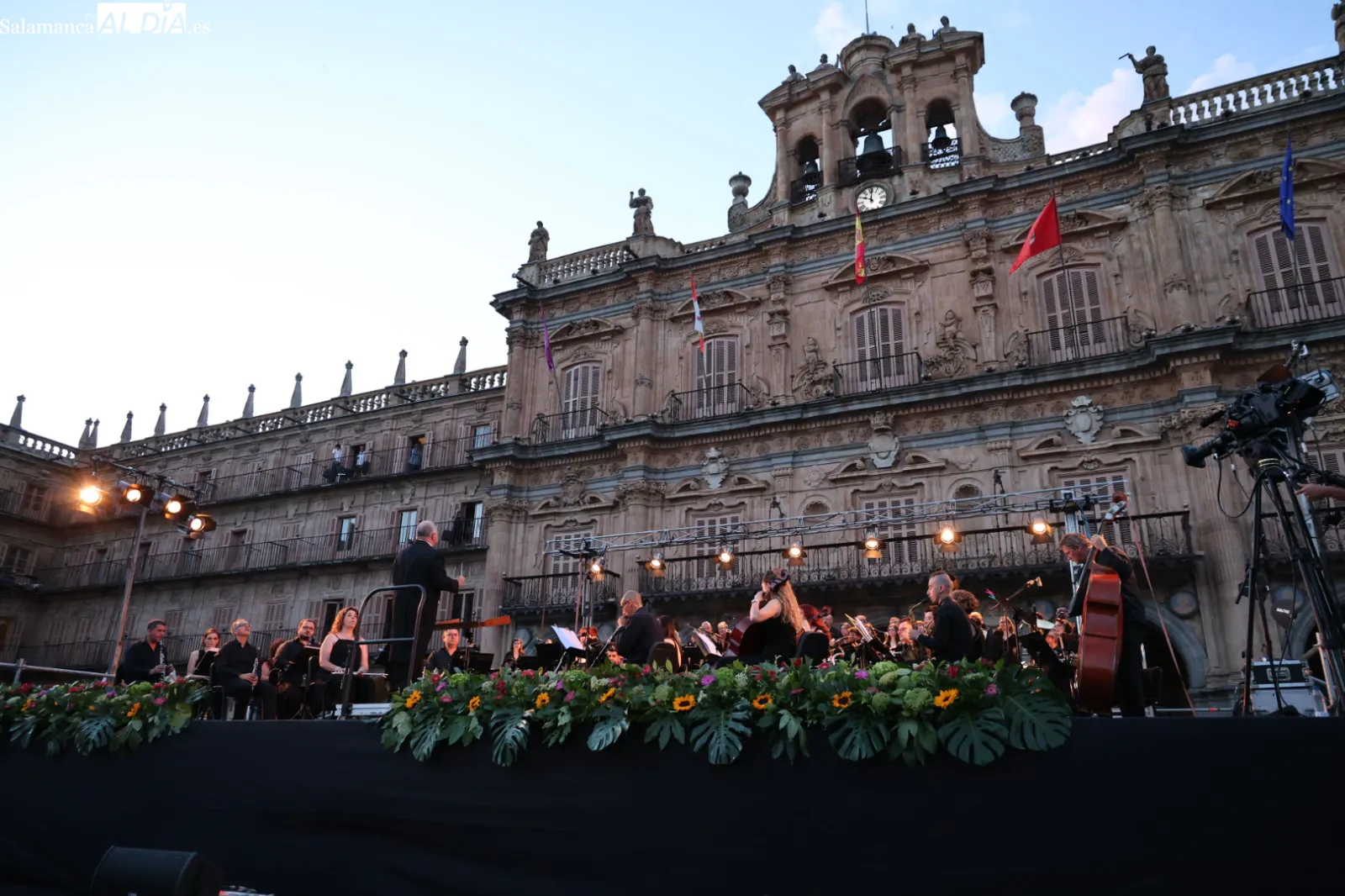 Concierto extraordinario de la Banda Municipal de Música de Salamanca con motivo del V Centenario de la Escuela de Salamanca. Fotos: David Sañudo
