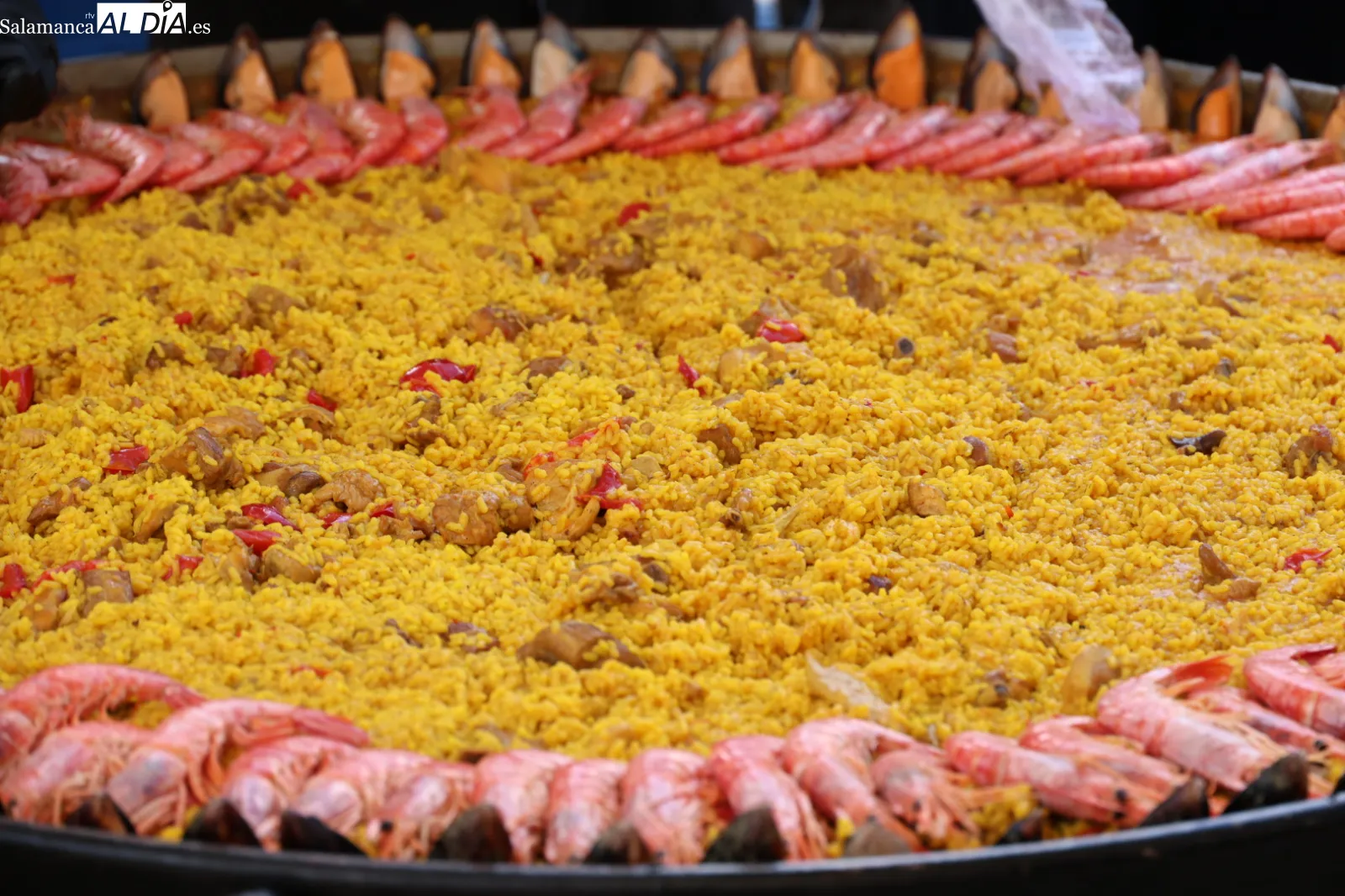 Vecinos de los barrios de Prosperidad, Delicias y San Isidro participan en la paella que ha cerrado las fiestas organizadas por Prodesi. Fotos: David Sañudo
