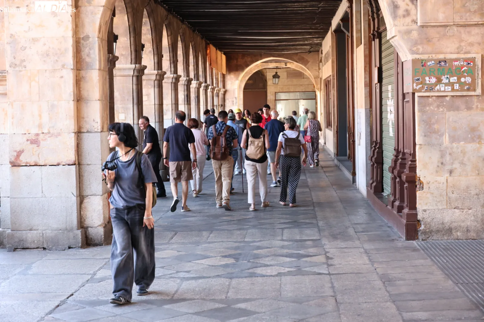 Ambiente en el centro de Salamanca este domingo. Fotos: David Sañudo