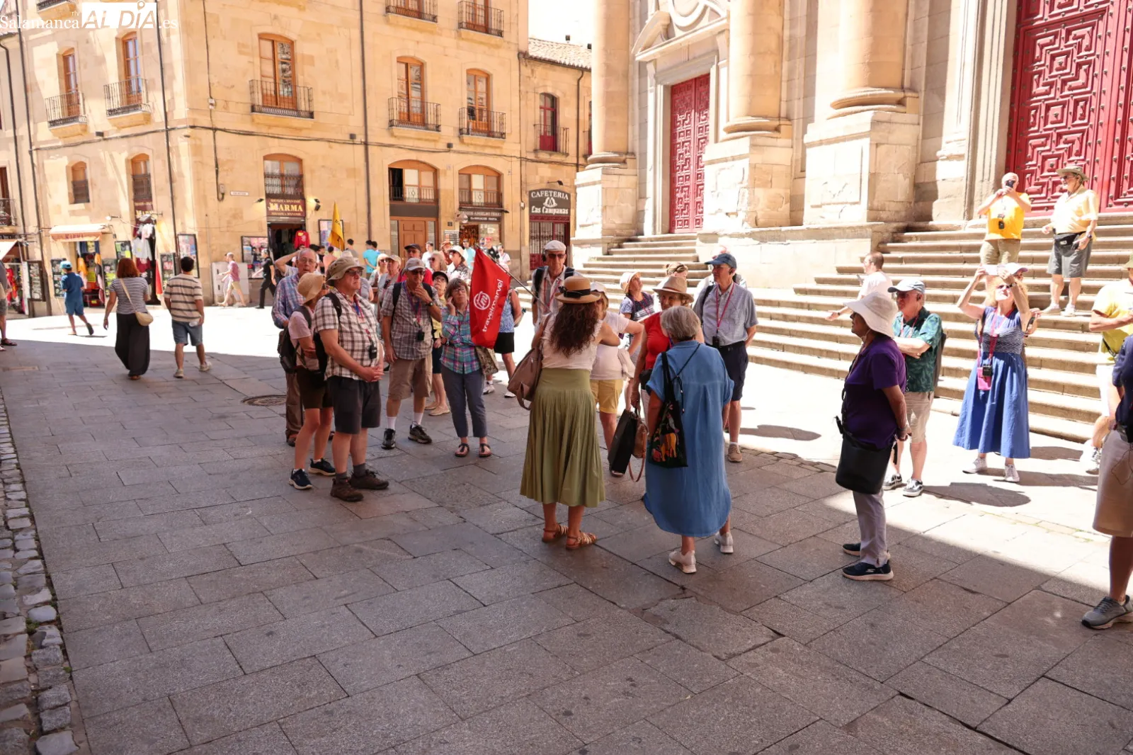 Ambiente en el centro de Salamanca este domingo. Fotos: David Sañudo