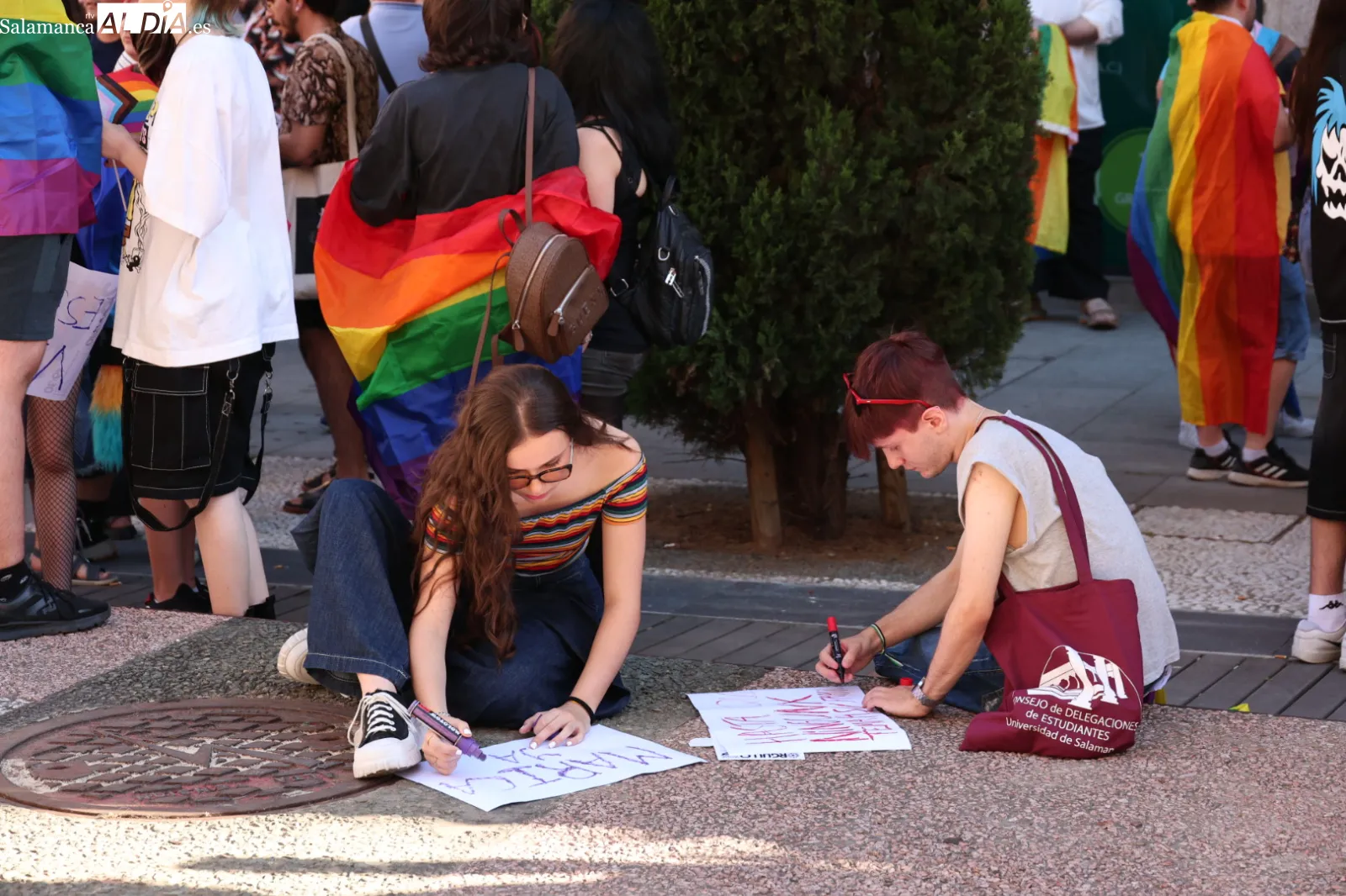 Marcha del Orgullo en Salamanca. Fotos: David Sañudo