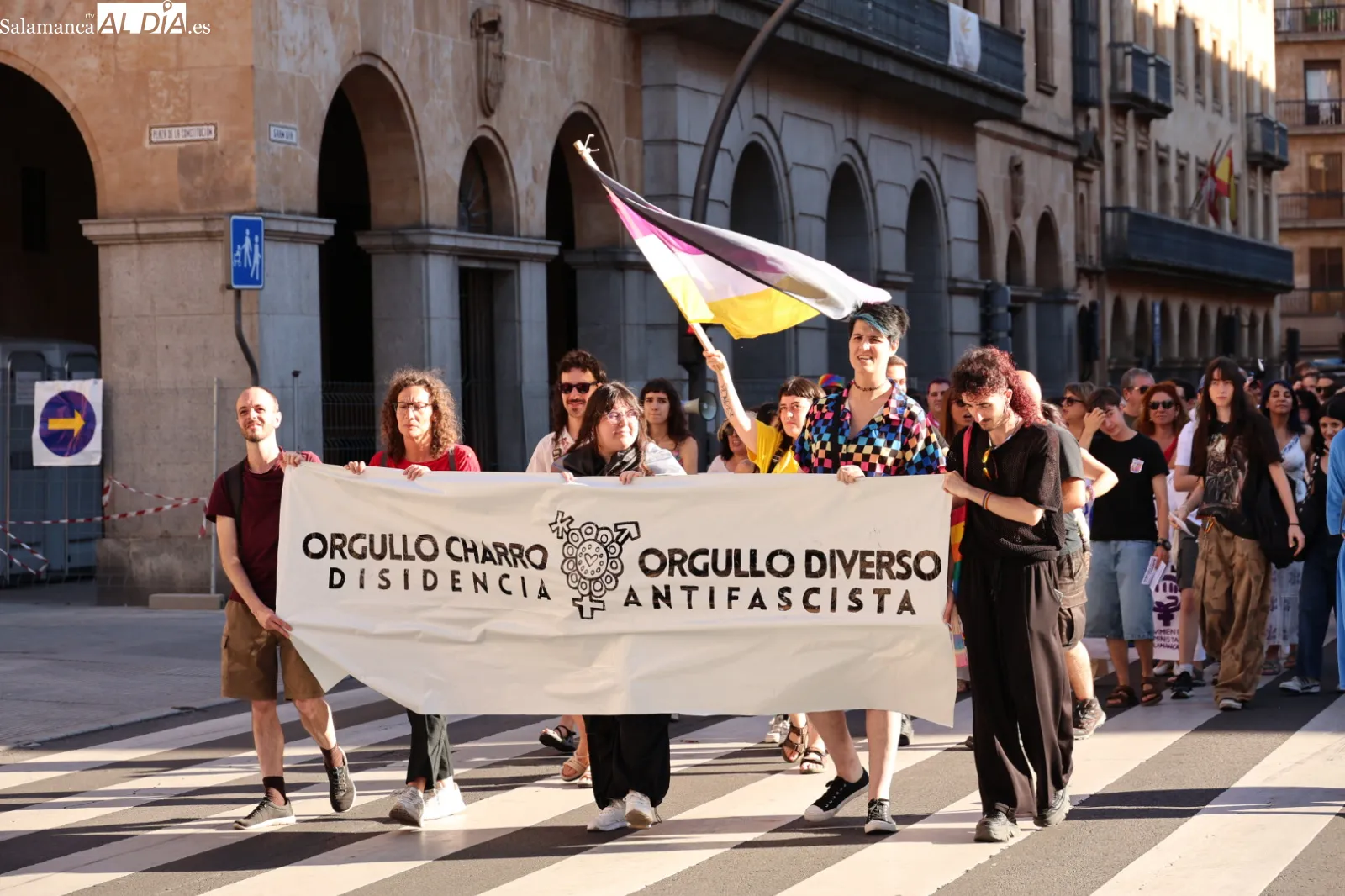 Marcha del Orgullo en Salamanca. Fotos: David Sañudo