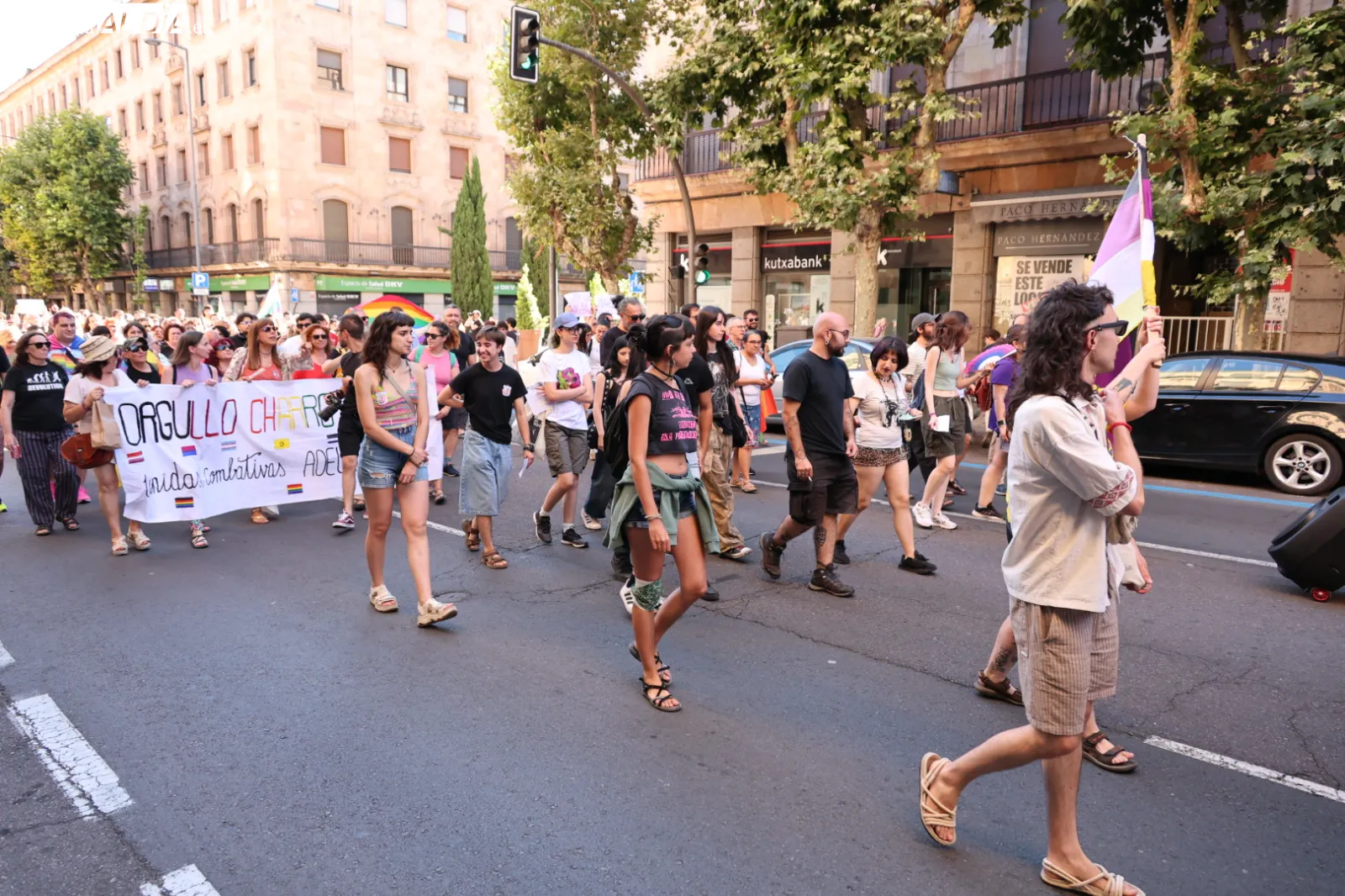 Marcha del Orgullo en Salamanca. Fotos: David Sañudo