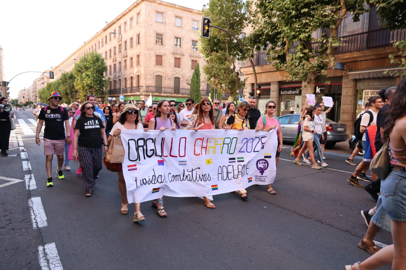 Marcha del Orgullo en Salamanca. Fotos: David Sañudo