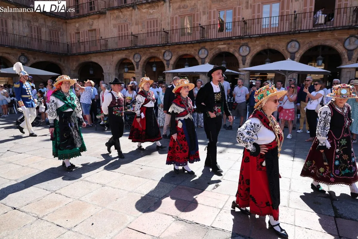 Comitiva de la Corporación municipal de Salamanca hasta la catedral para honrar a San Juan de Sahagún. Fotos: David Sañudo