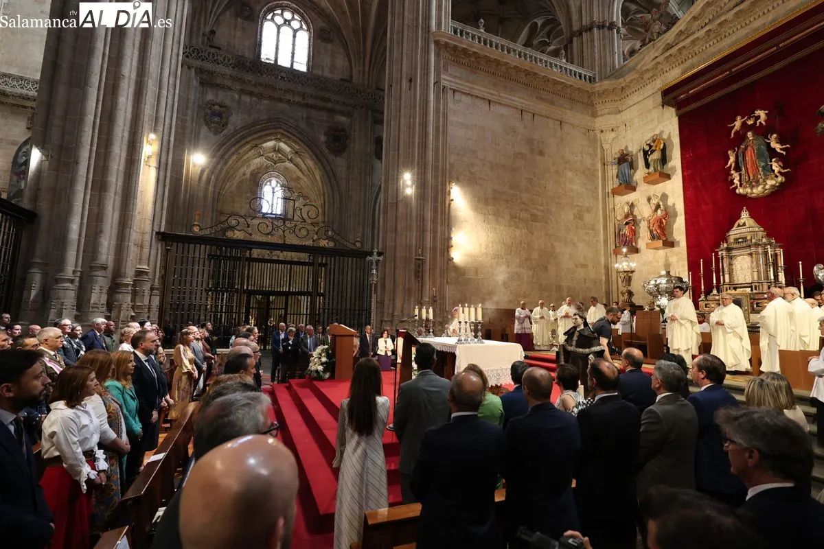 Misa solemne en la Catedral de Salamanca en honor a San Juan de Sahagún. Fotos: David Sañudo