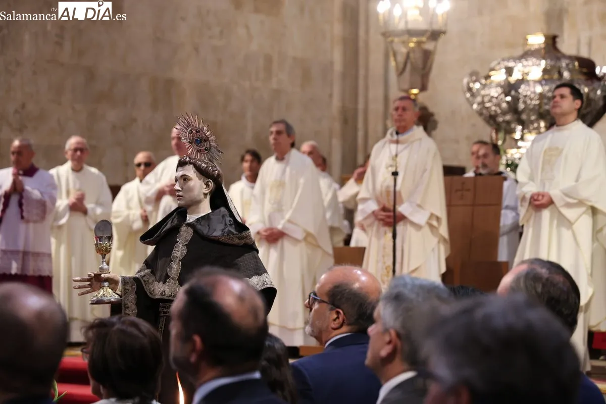 San Juan de Sahagún: misa en la Catedral Nueva de Salamanca