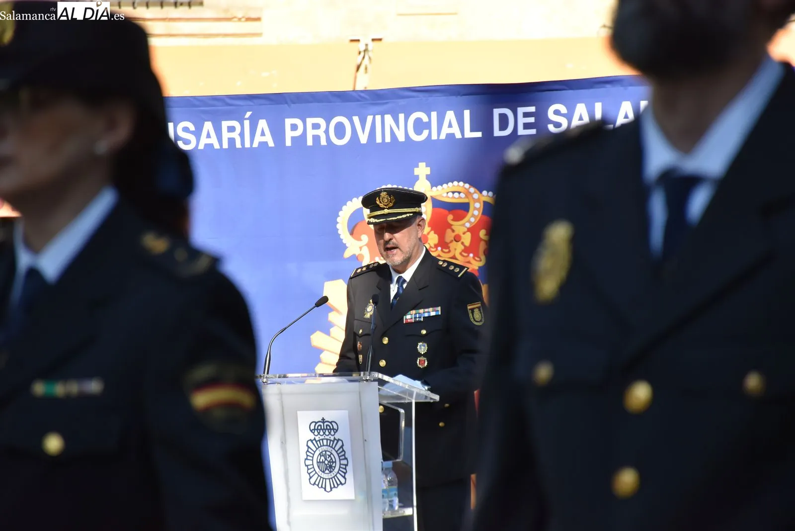 Salamanca rinde homenaje a los 188 policías víctimas del terrorismo | FOTOS: V. Martins 