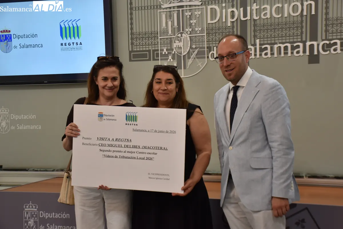 Cerca de 800 alumnos salmantinos aprenden el valor de los impuestos con REGTSA. Fotos de Miguel González