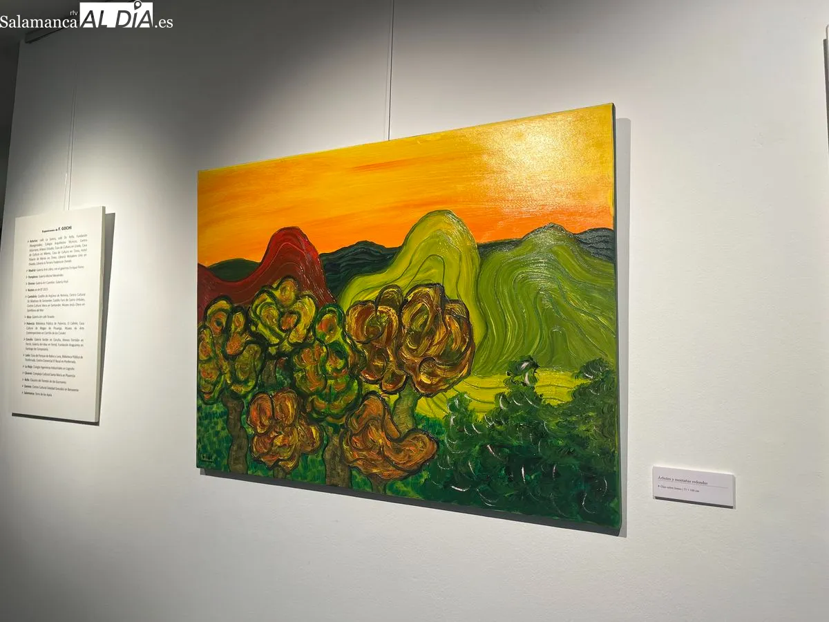 La Torre de los Anaya acoge el regreso de F. Gochi con una gran exposición. Foto de Emily Rivas