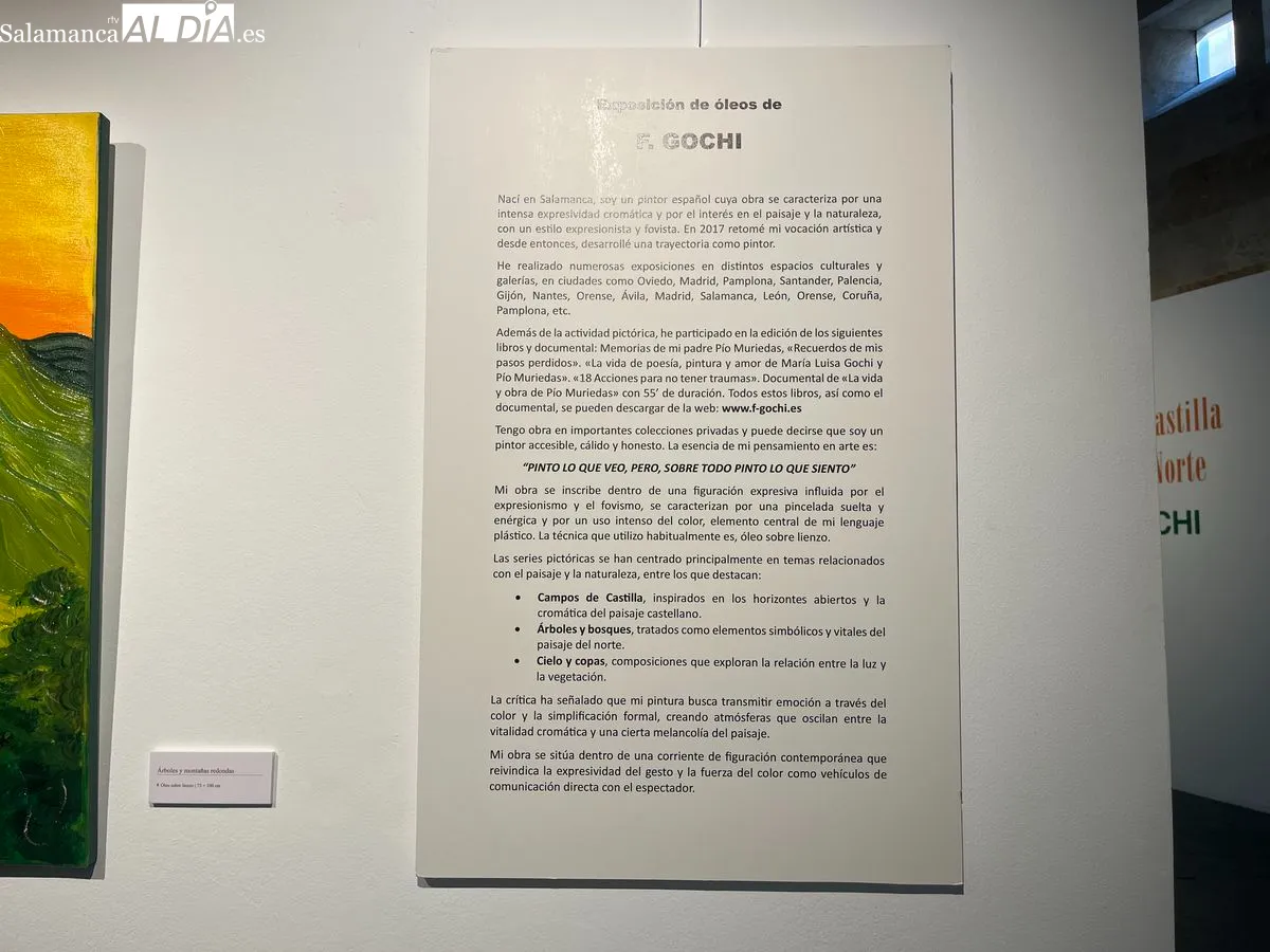 La Torre de los Anaya acoge el regreso de F. Gochi con una gran exposición. Foto de Emily Rivas