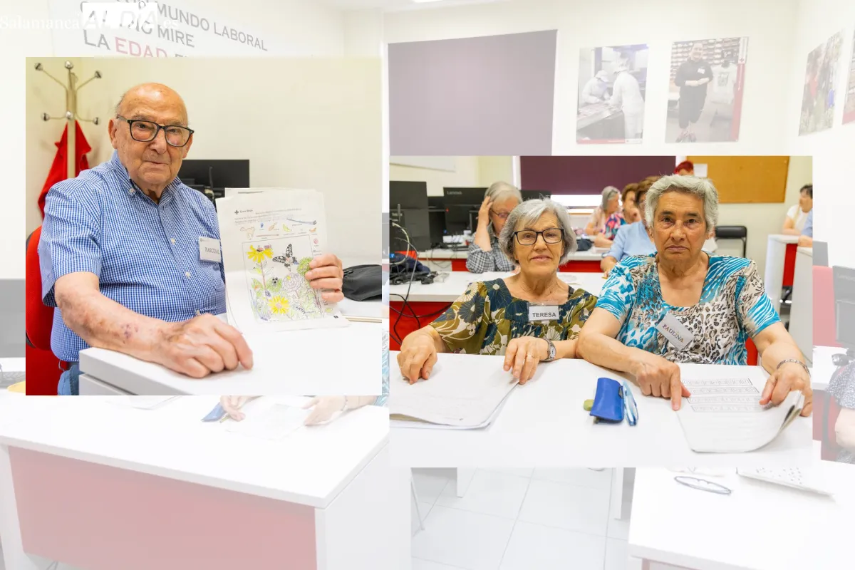 TESTIMONIOS | El latido de Pascual vs. la amistad de Teresa y Paulina: los salmantinos protagonistas de los talleres de Cruz Roja 