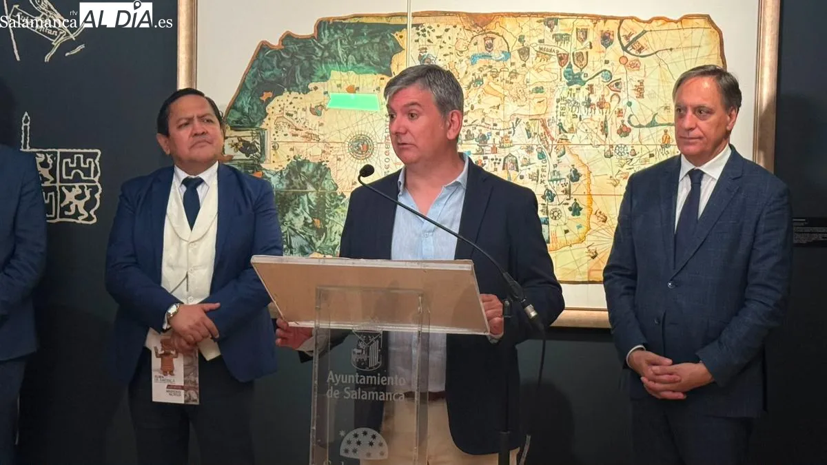 La Sala de Exposiciones de San Eloy acoge las muestras 'Alma de América' y 'Mundus Novus'. Foto T. S.