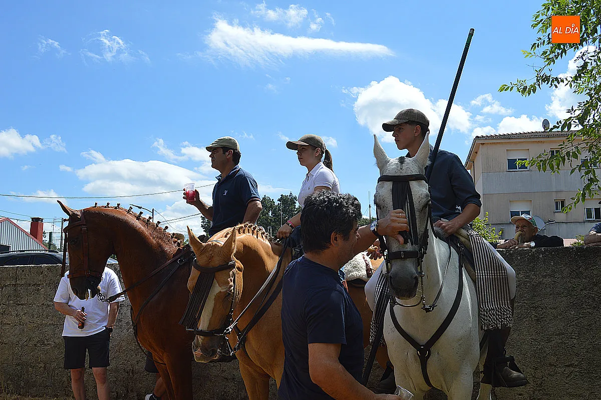 Encierro a caballo del sábado en el Payo 