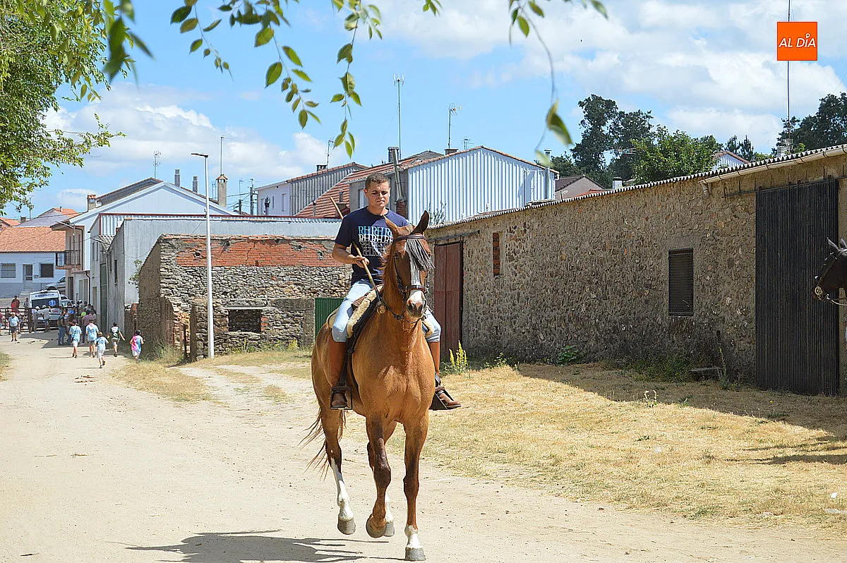 Encierro a caballo del sábado en el Payo 