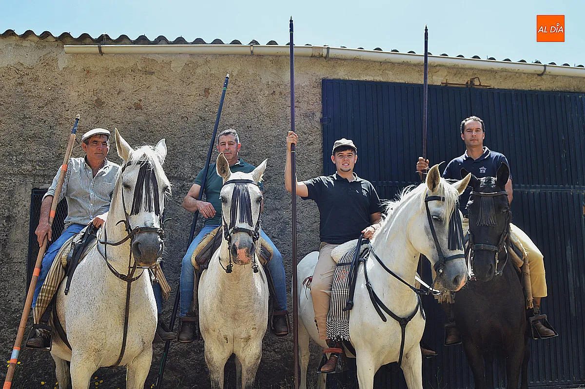 Encierro a caballo del sábado en el Payo 