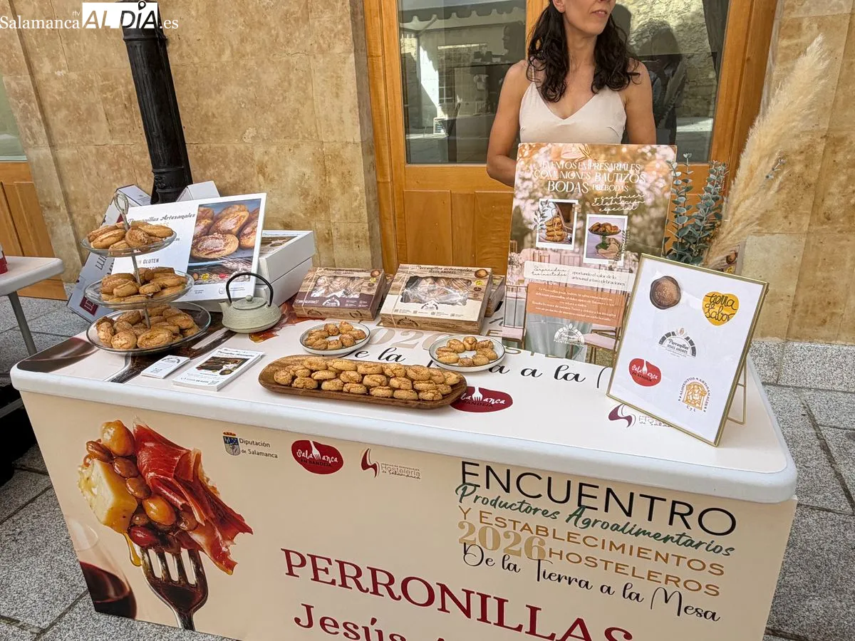 La Diputación de Salamanca ha acogido el primer encuentro entre productores de la marca 'Salamanca en Bandeja' y profesionales de la restauración. Foto de Vanesa Martins