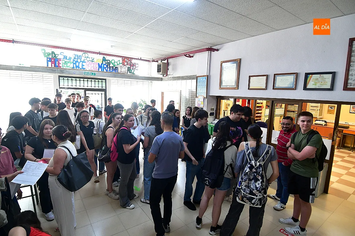 Primer día de Examen de PAU en el Tierra de Ciudad Rodrigo