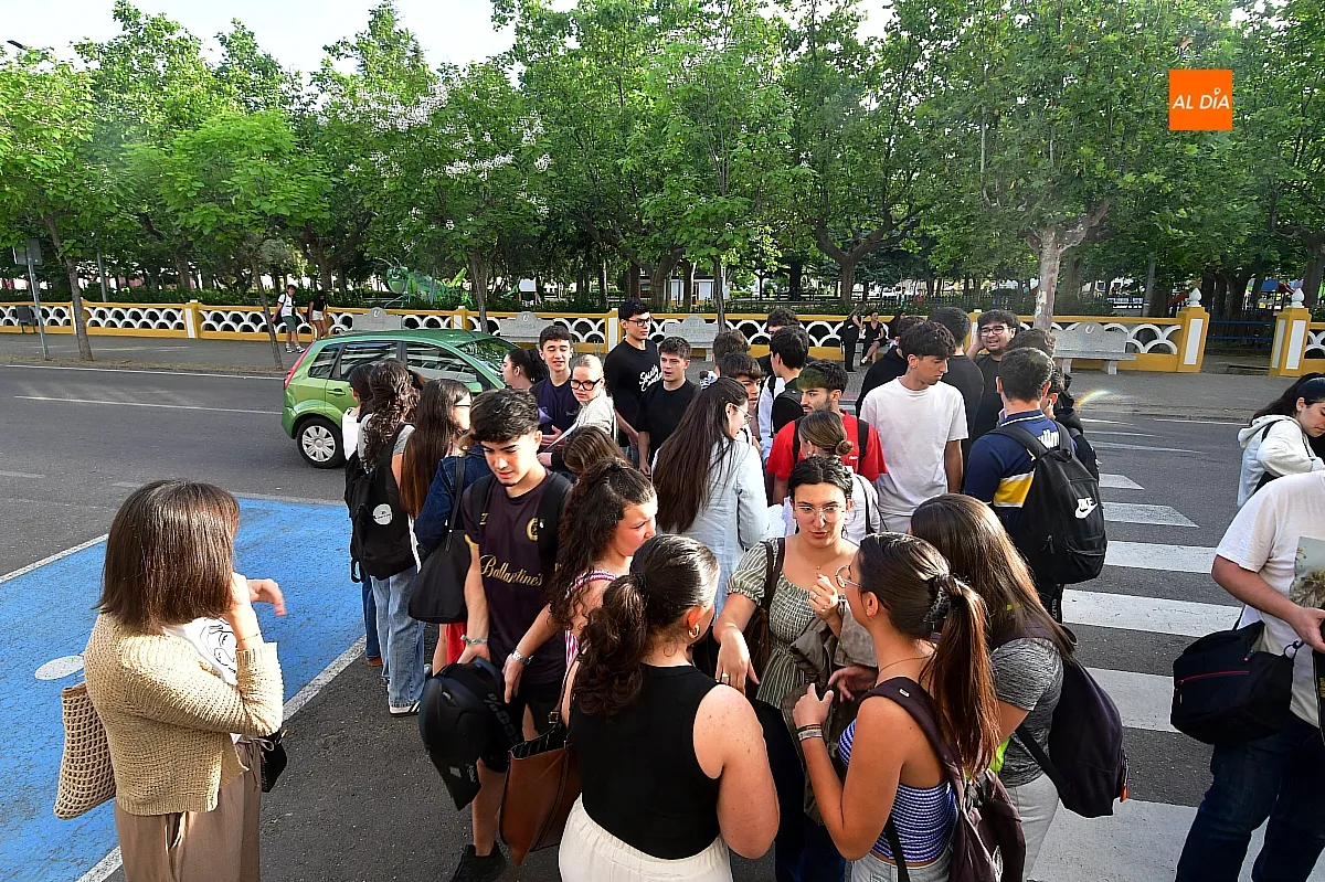 Primer día de Examen de PAU en el Tierra de Ciudad Rodrigo