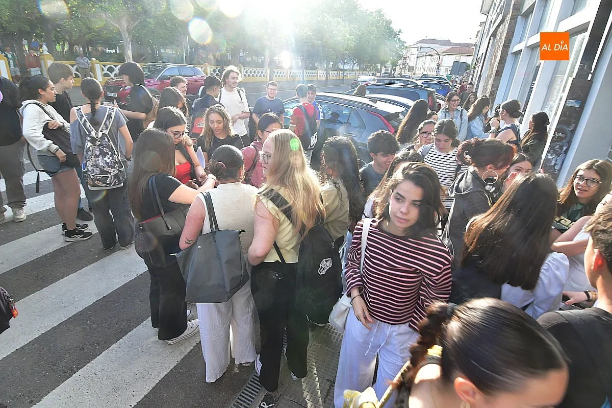 Primer día de Examen de PAU en el Tierra de Ciudad Rodrigo