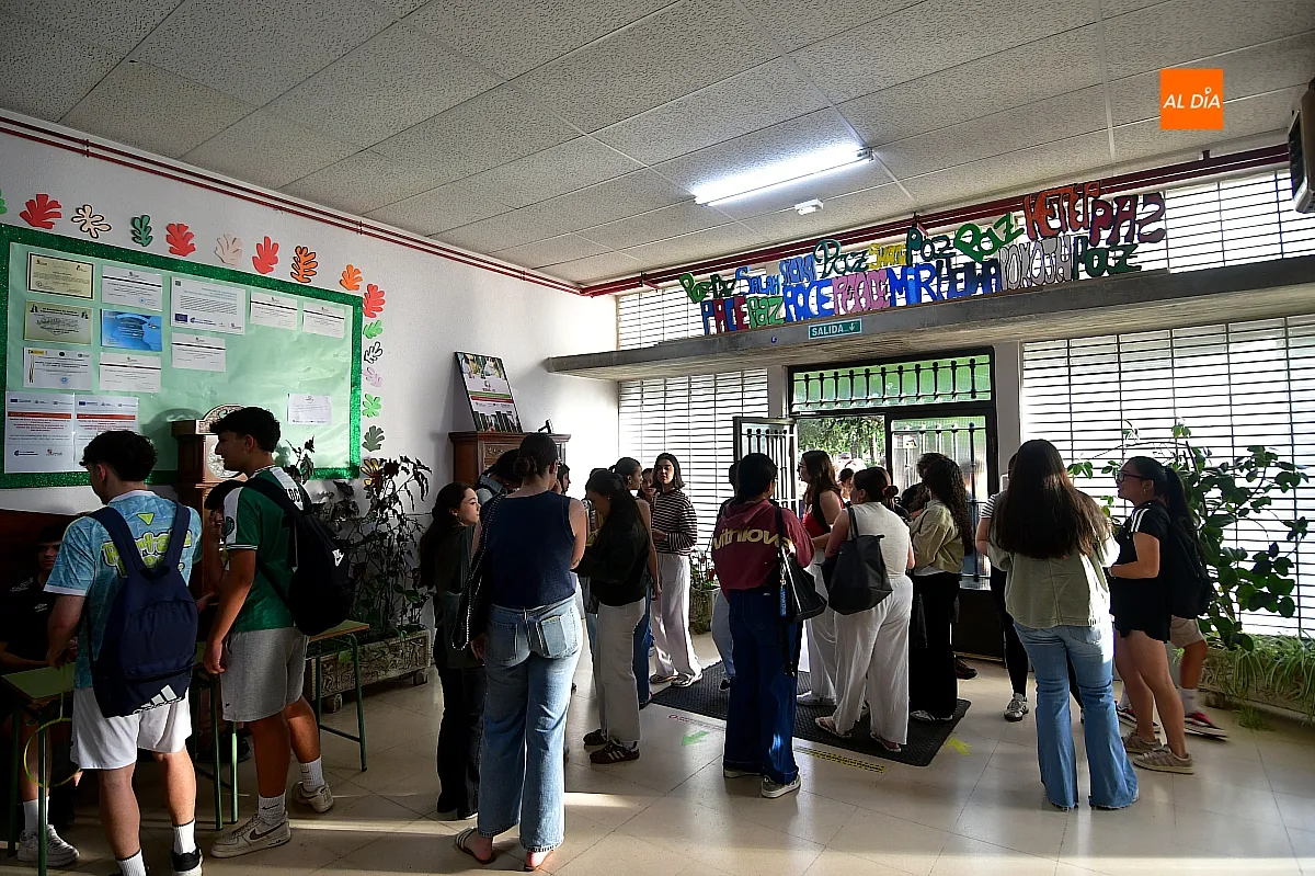 Primer día de Examen de PAU en el Tierra de Ciudad Rodrigo