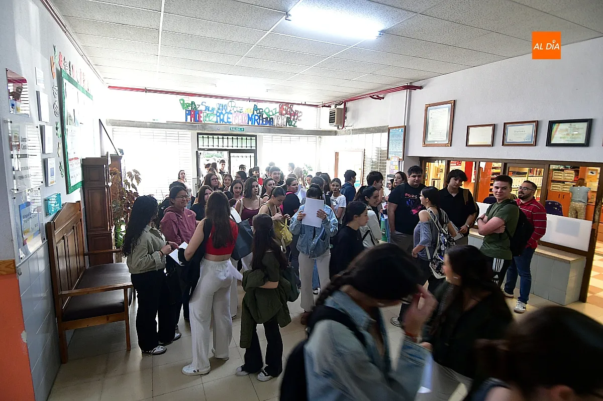 Primer día de Examen de PAU en el Tierra de Ciudad Rodrigo