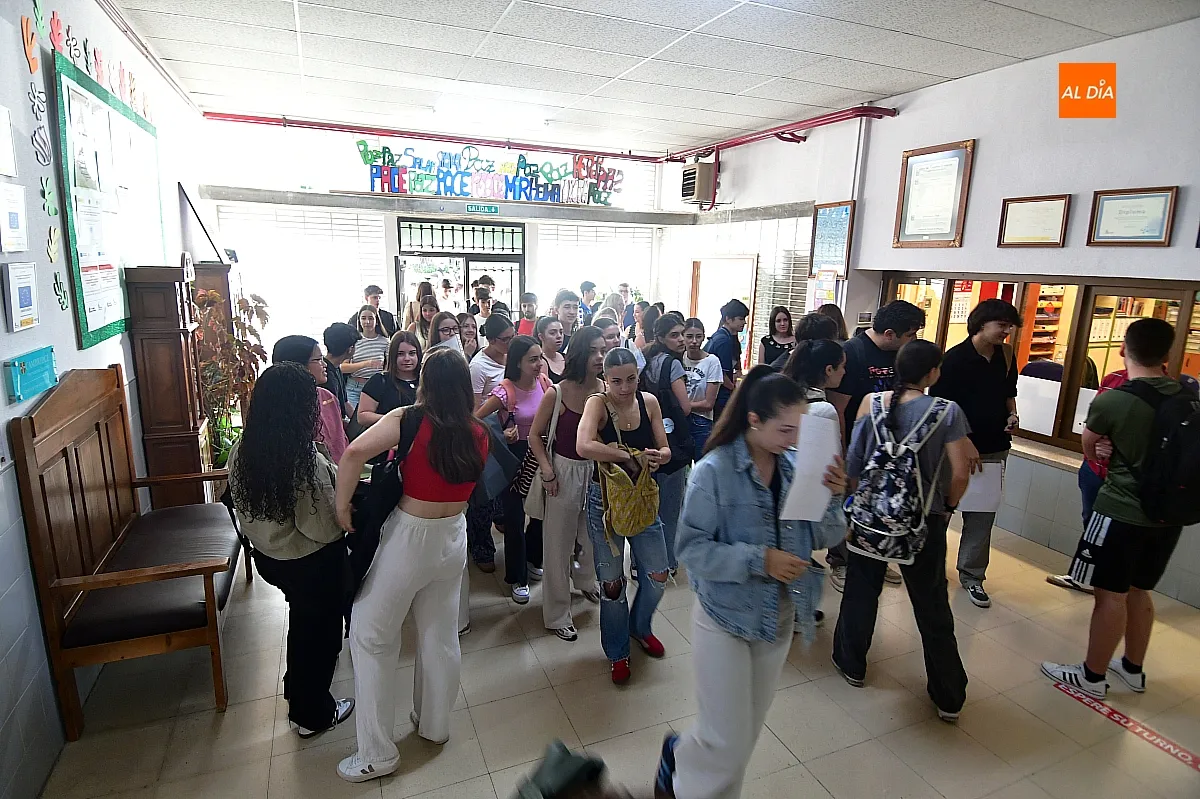 Primer día de Examen de PAU en el Tierra de Ciudad Rodrigo