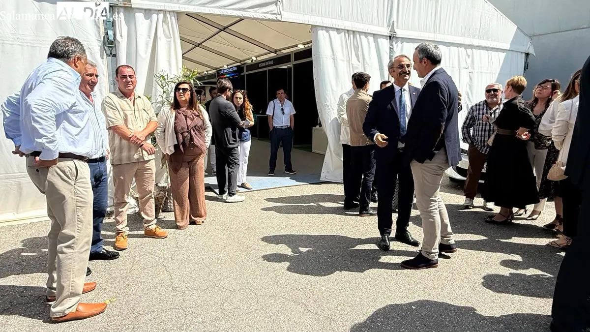 Guijuelo ha inaugurado la XXII Feria de la Industria Cárnica (FIC 2026), un evento que reúne a más de 200 empresas. Foto T. S.