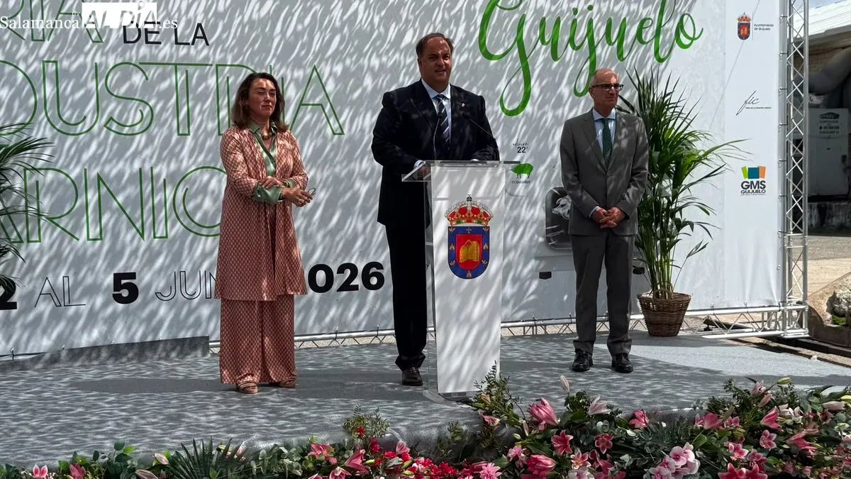 Guijuelo ha inaugurado la XXII Feria de la Industria Cárnica (FIC 2026), un evento que reúne a más de 200 empresas. Foto T. S.