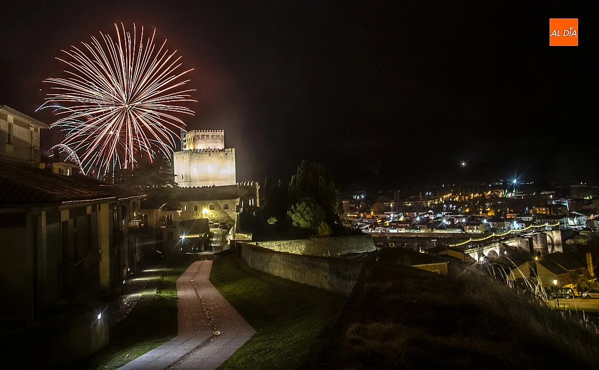 Fuegos artificiales en Ciudad Rodrigo