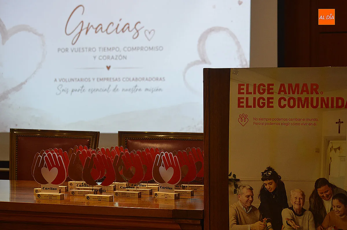Homenaje de Caritas a los voluntarios, empresas e instituciones en el obispado 