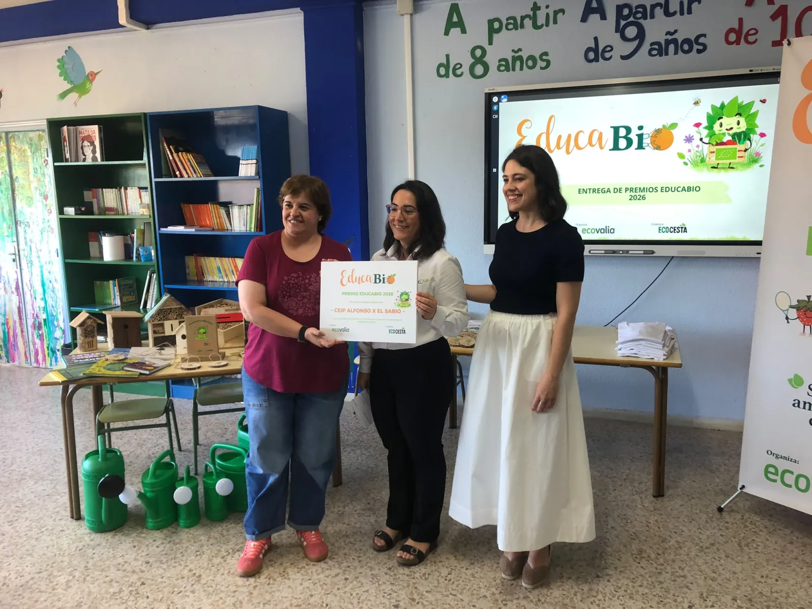 Foto 4 - Un huerto escolar como laboratorio vivo: el CEIP Alfonso X el Sabio se alza con el premio nacional EDUCABIO