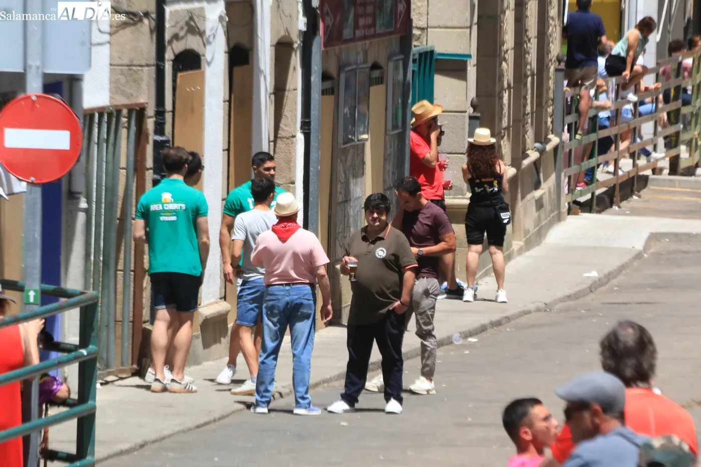 Encierro a caballo del Corpus en Vitigudino / CORRAL