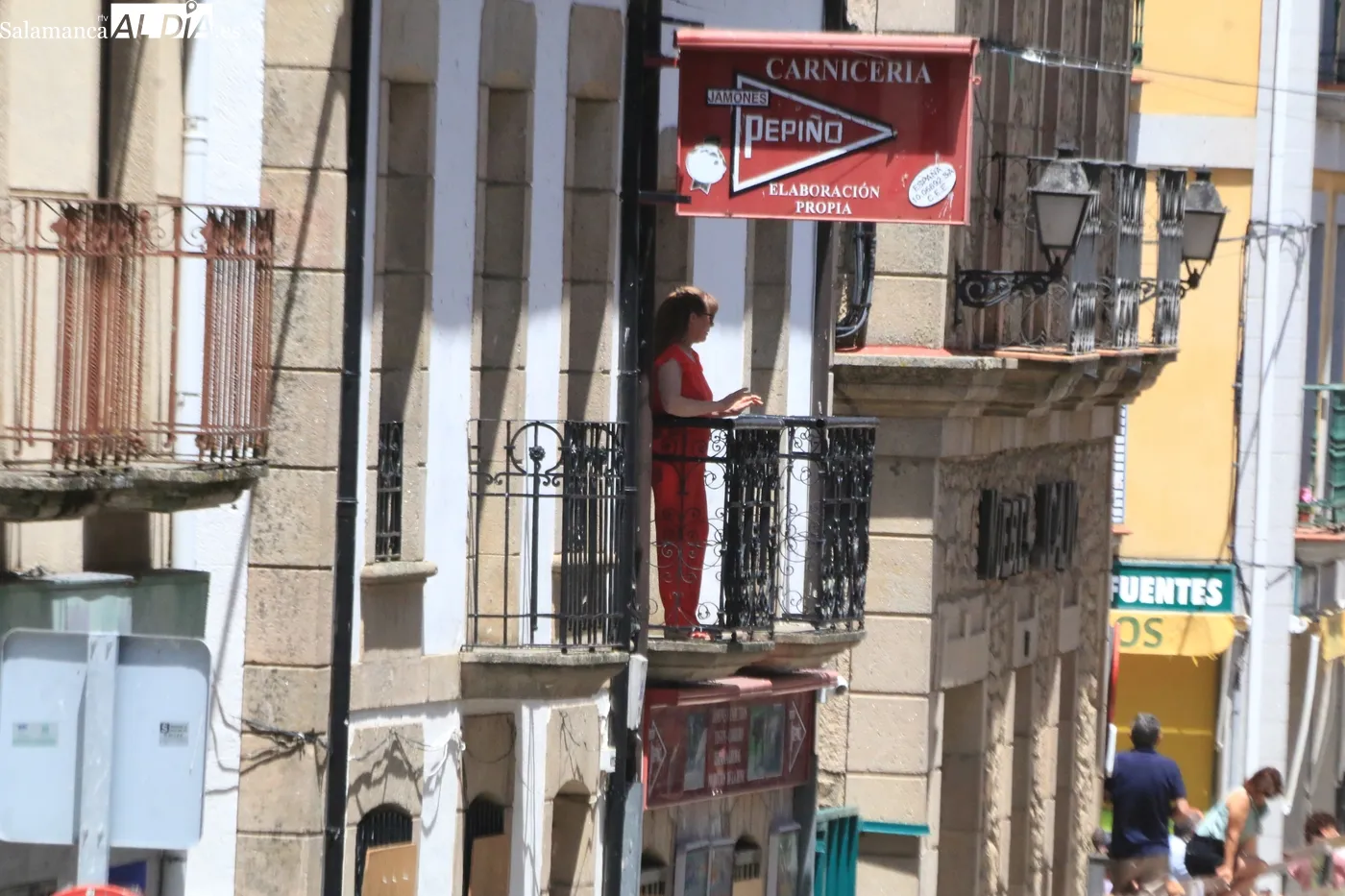 Encierro a caballo del Corpus en Vitigudino / CORRAL